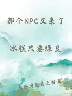 那个NPC又来了