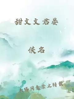 甜文文君晏