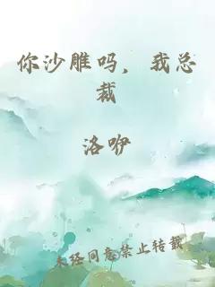 你沙雕吗，我总裁