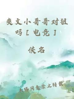 爽文小哥哥对狙吗［电竞］